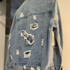 Distressed Jean Jacket